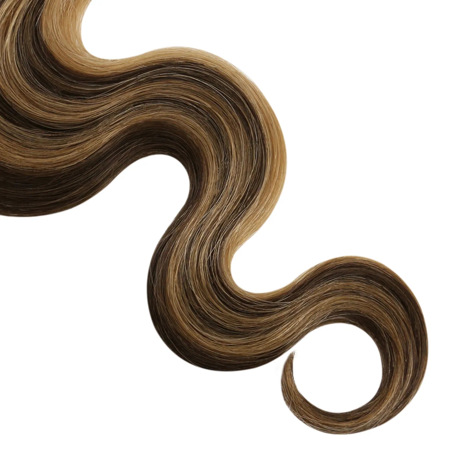 wavy human hair wefts virgin genius weft hair brown with blonde