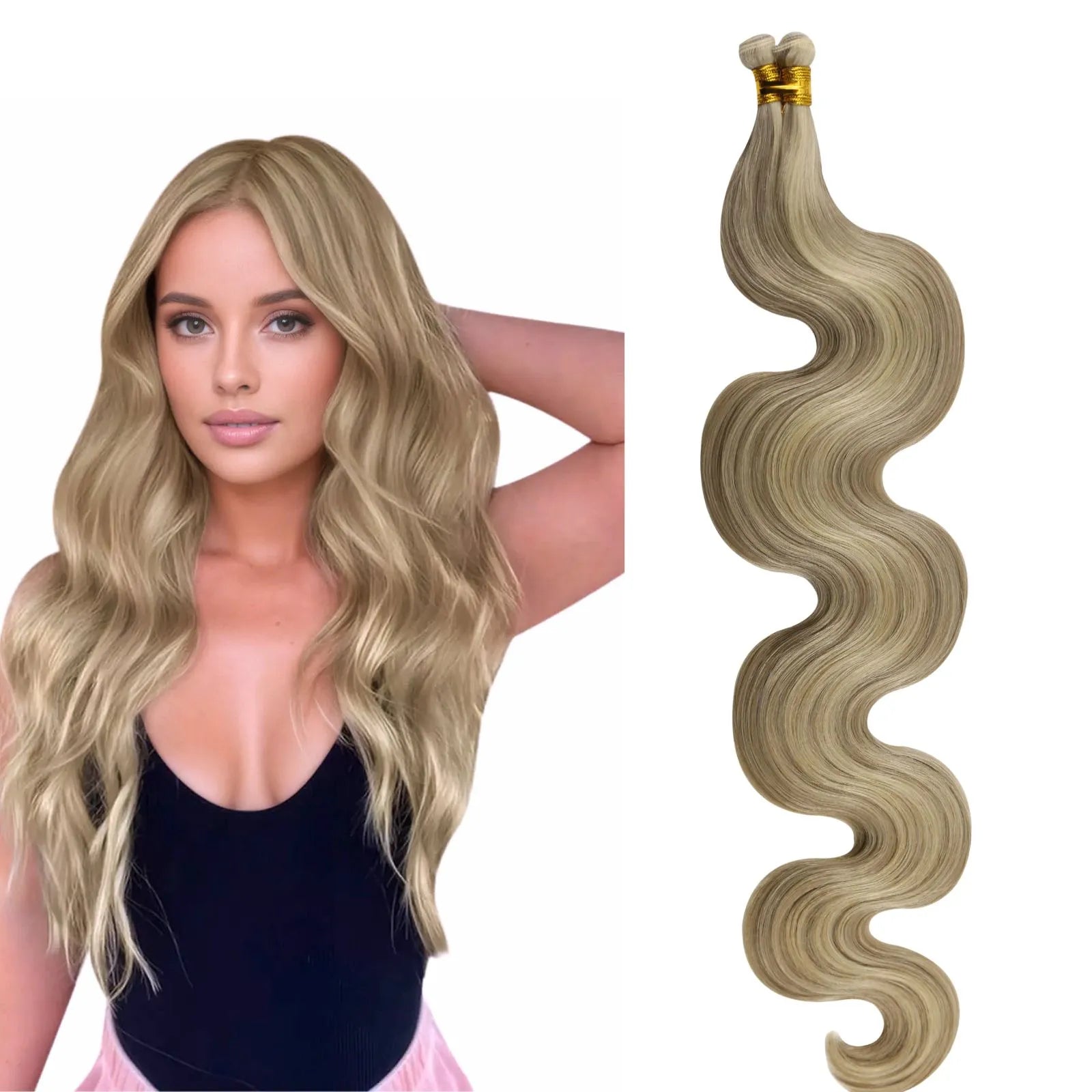 wavy hair extensions tape ins for women