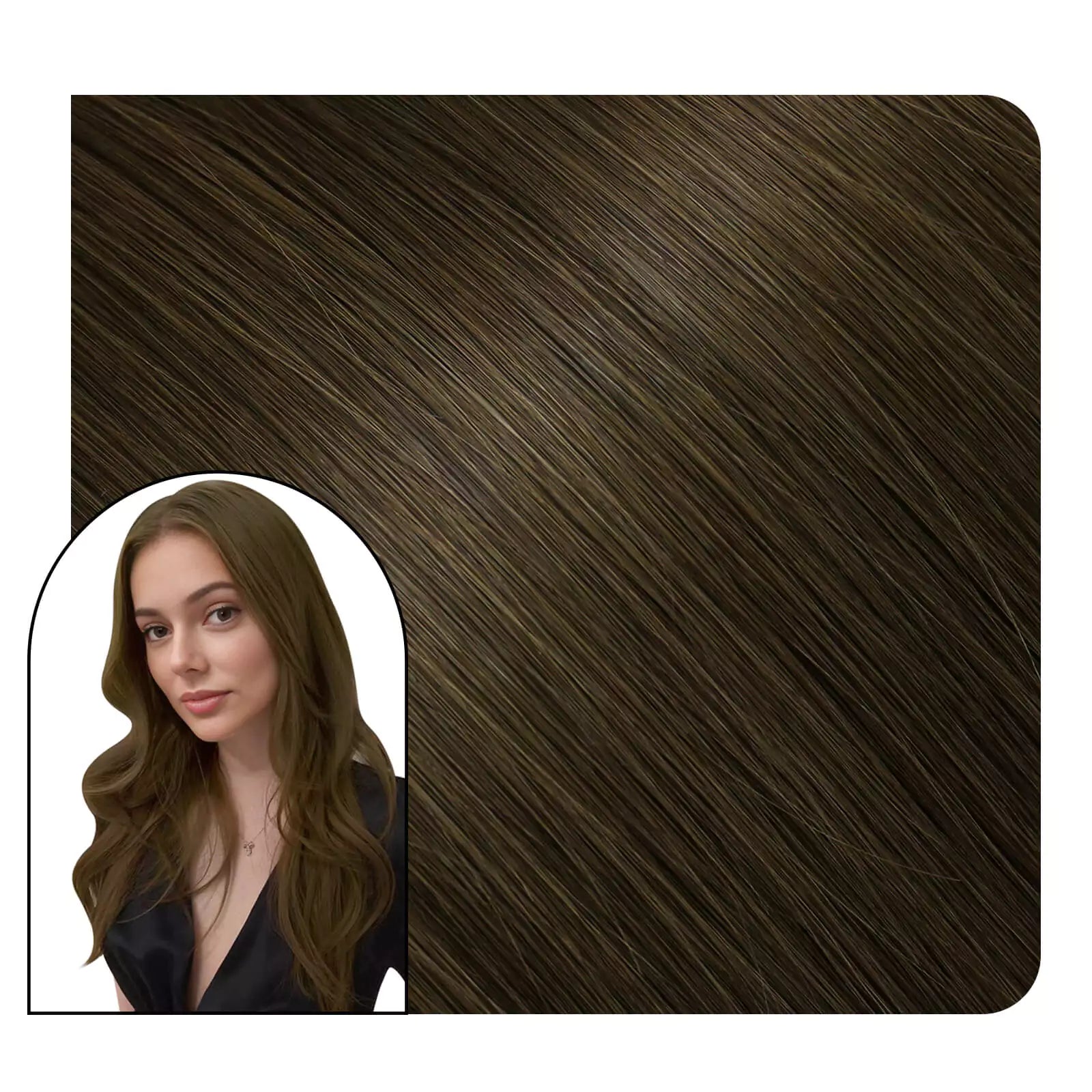 sew in hair extensions dark brown