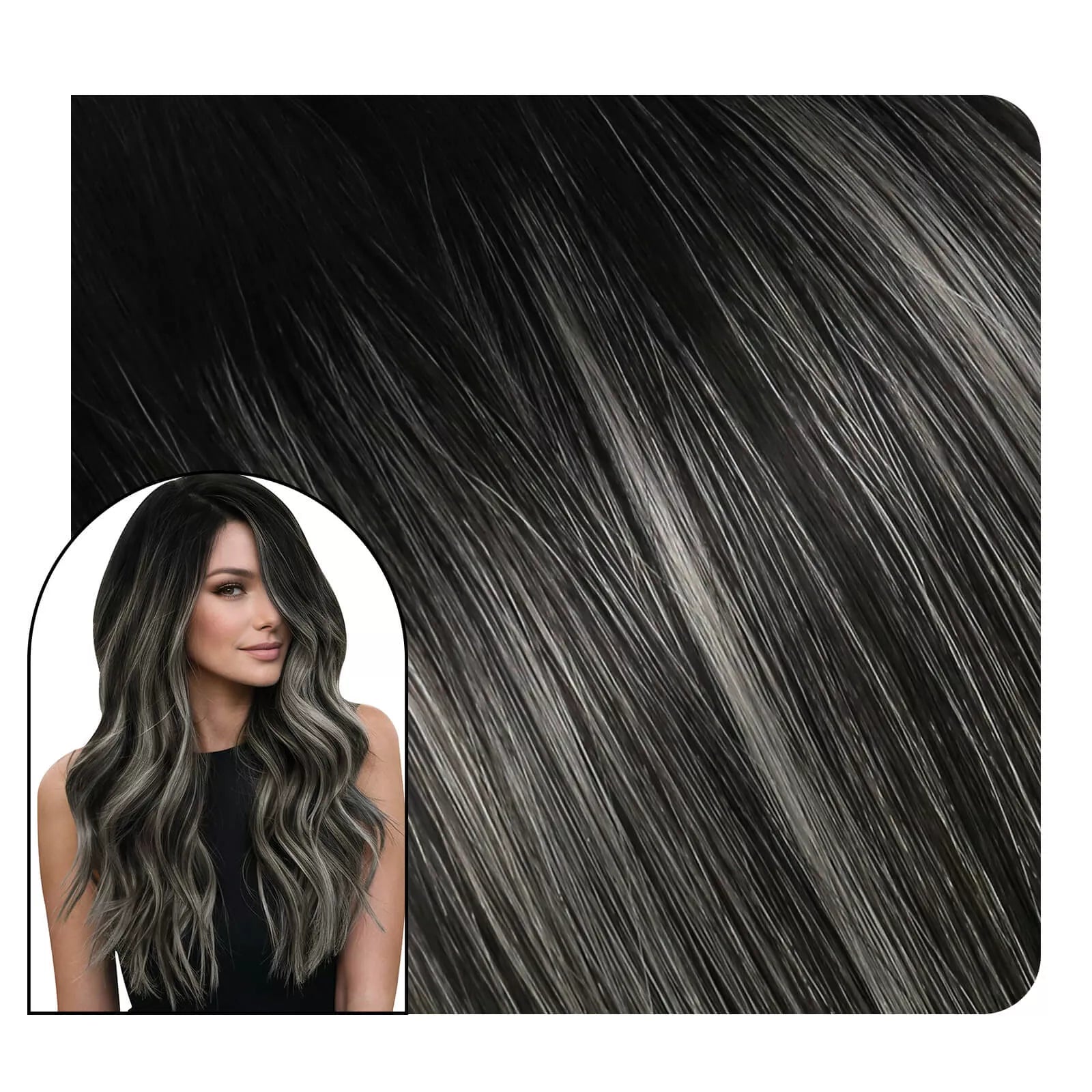 injection butterfly weft extensions real human hair