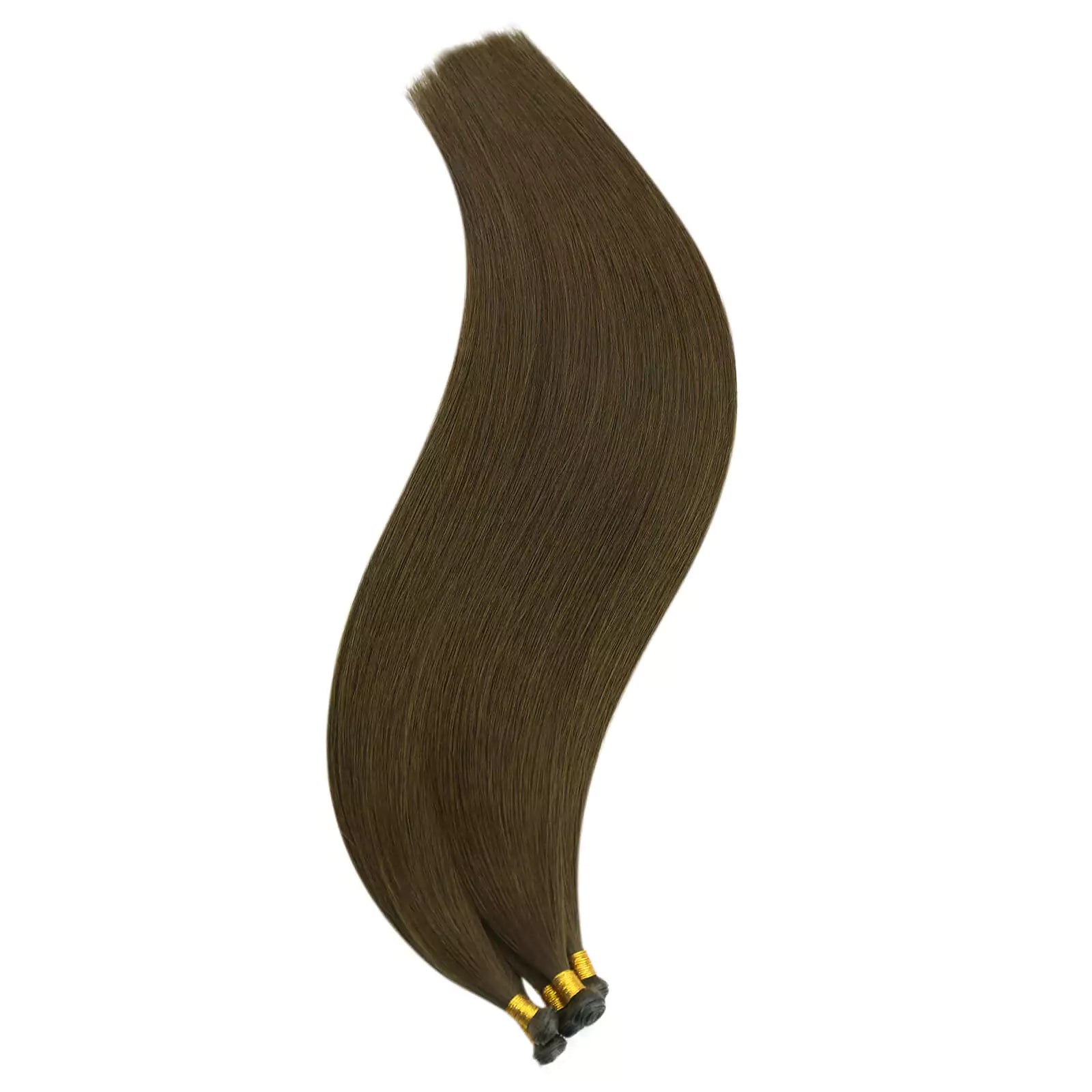 brown human hair weave virgin genius weft