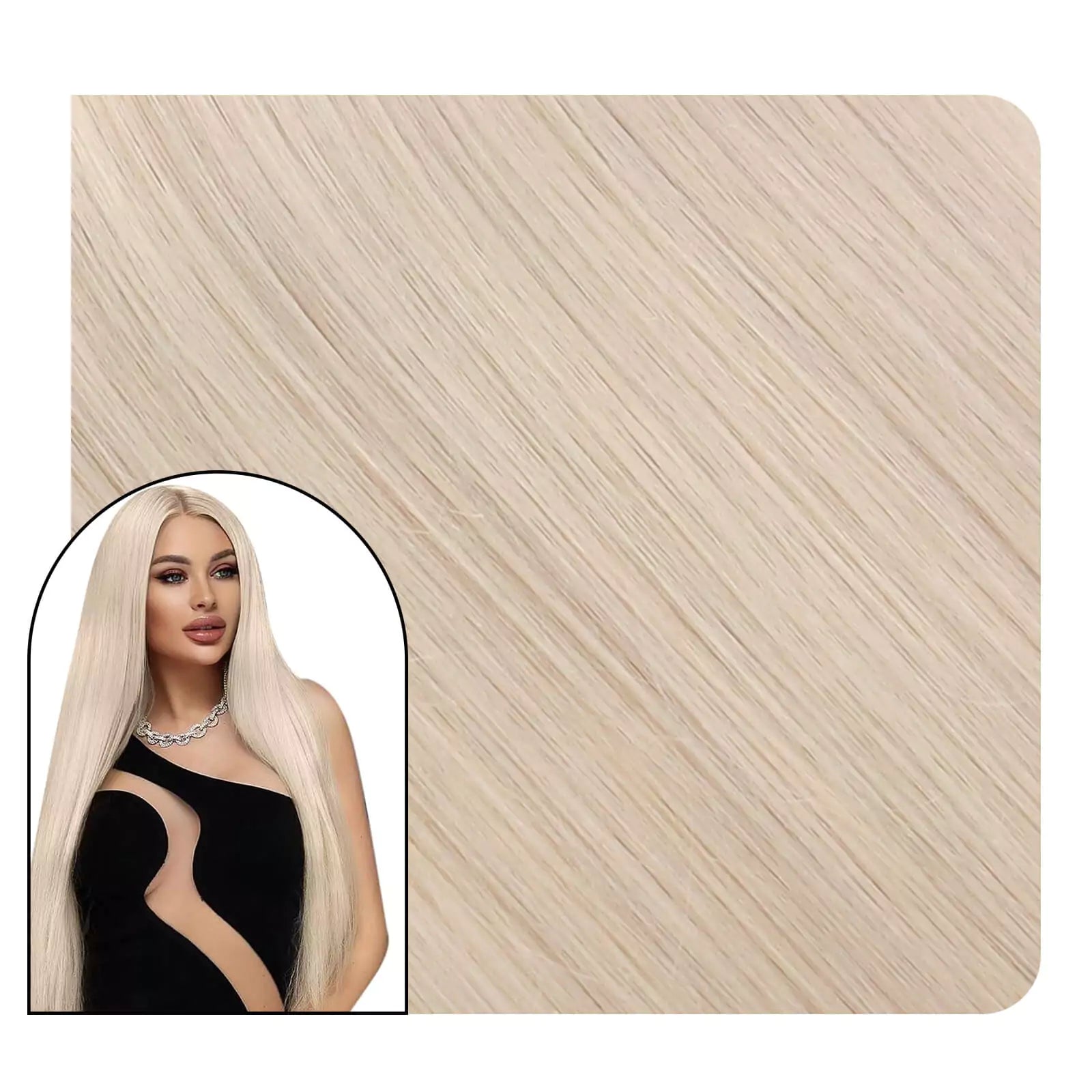 human hair clip in extensions for full head