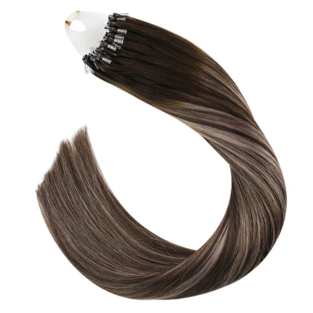 Brown to Dark Ash Blonde with Dark Brown 50Strands