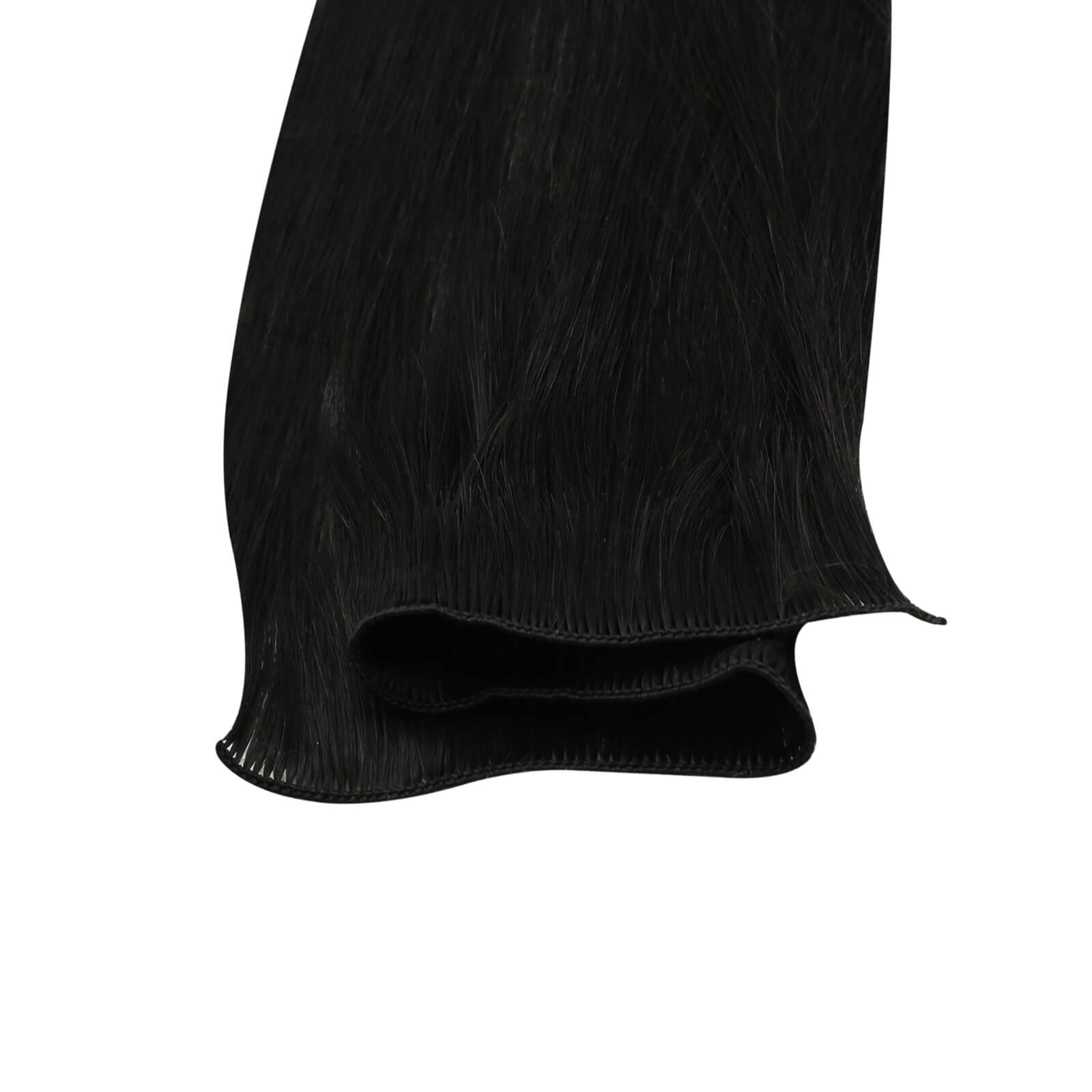 Virgin Hair Extensions hand-tied hair weft black