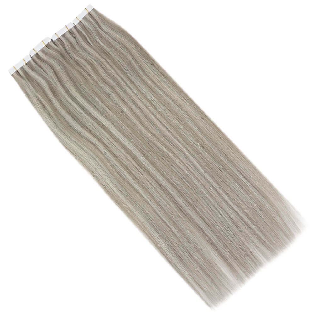 100% Virgin Human Hair Tape in Extensions