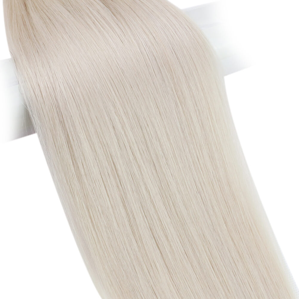 blonde human hair weft full cuticle virgin hair