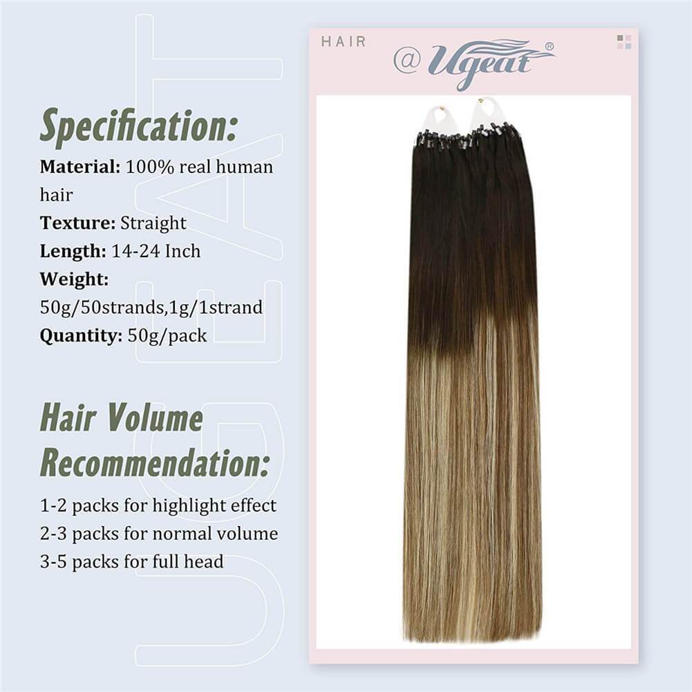 Micro Loop 50Gram Microlink Remy Hair Extensions