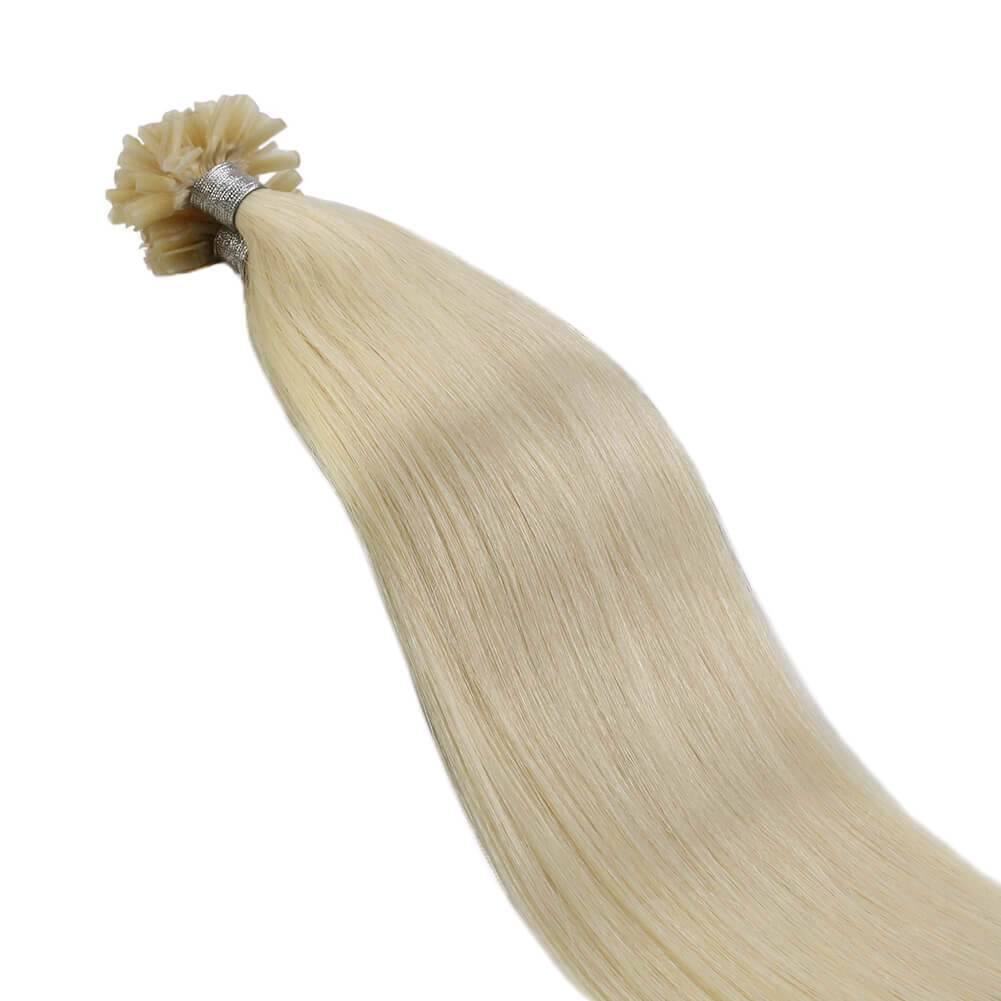 U Tip Fusion Hair Extensions Human Hair 24inch Nail Tip Remy Human Hair Extensions