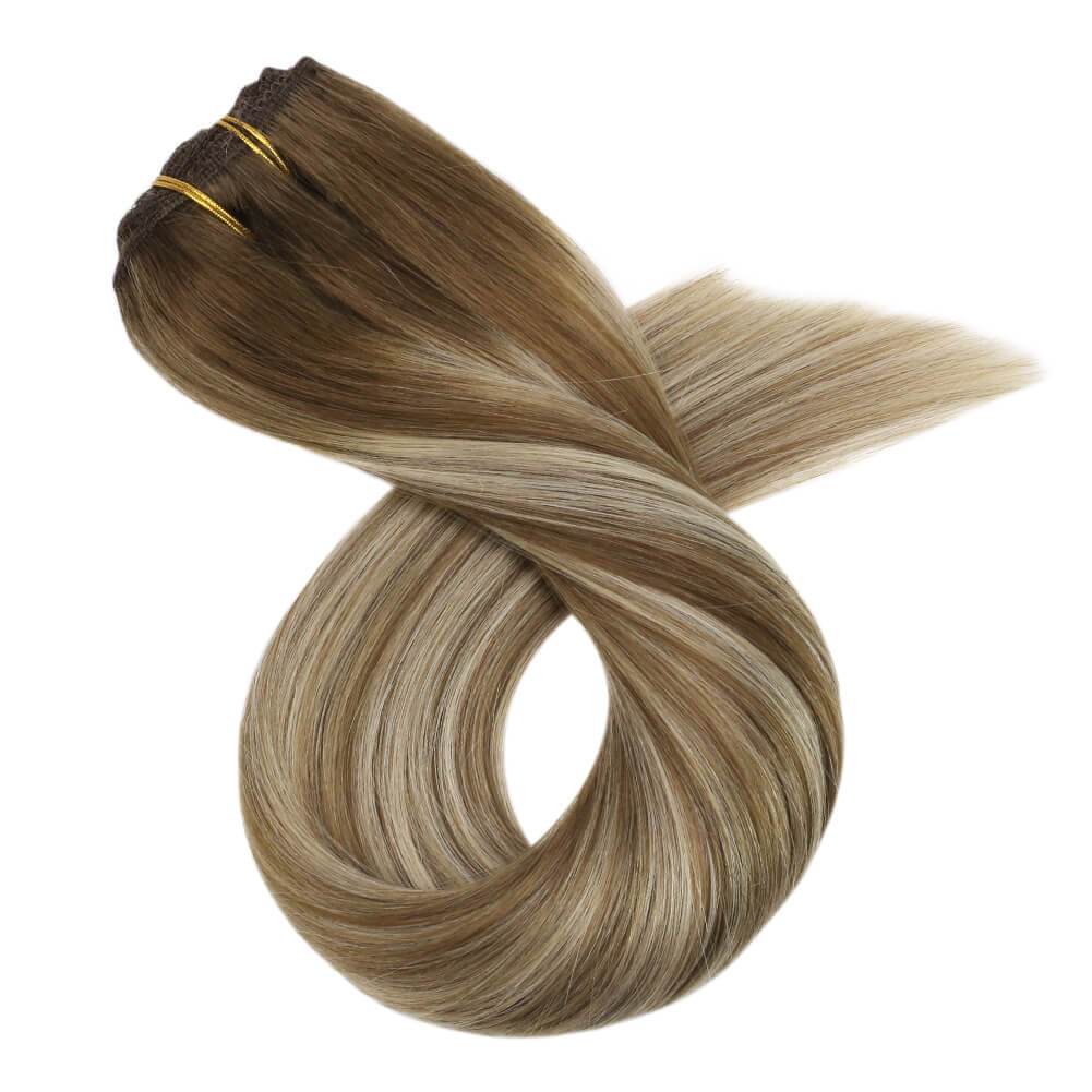 clip in hair extensions blonde