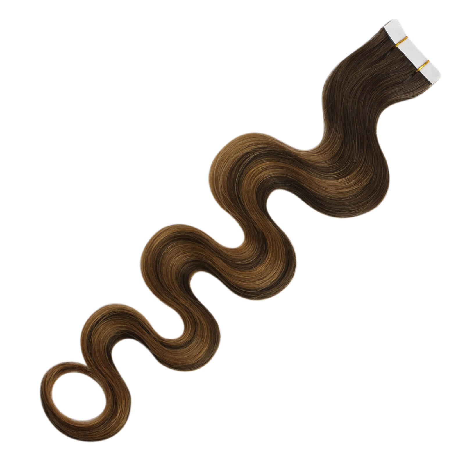 beach wavy injection tape in extensions DU