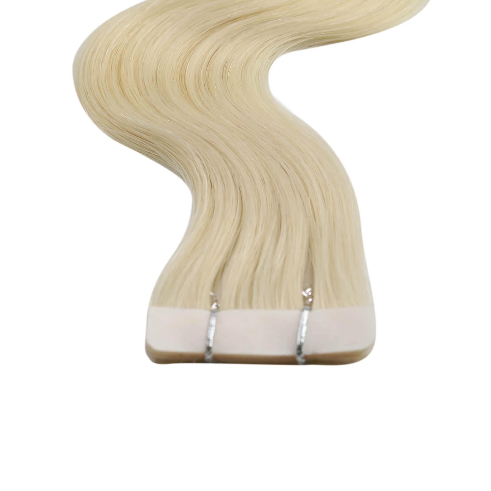invisible tape in extensions platinum blonde