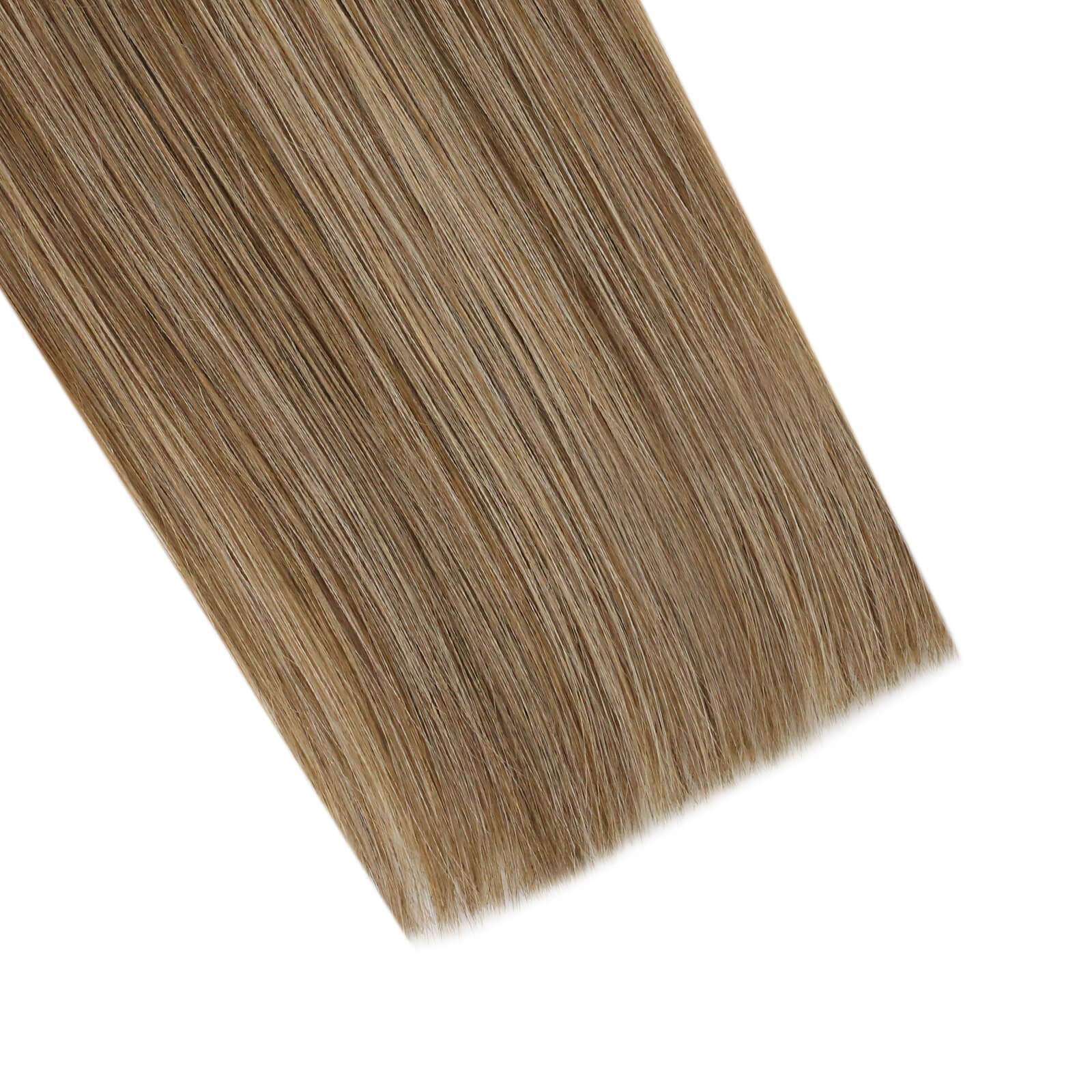 1B/6/16 Black to Brown with Blonde 120Gram Natural Hair Clip in Remy Hair Extensions