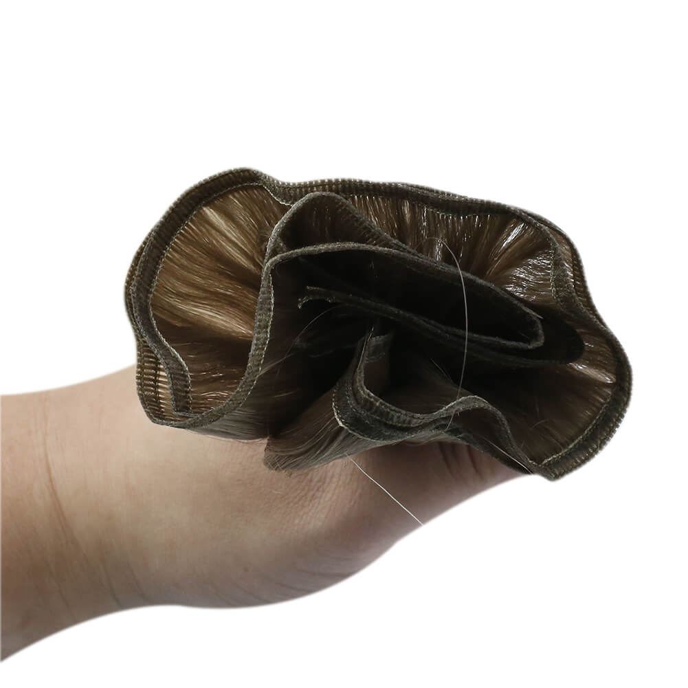 invisible balayage flat silk weft hair extensions