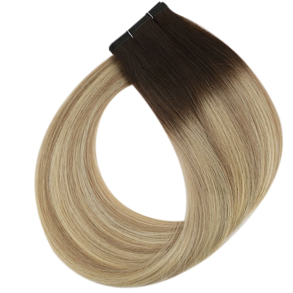 flat weft virgin hair