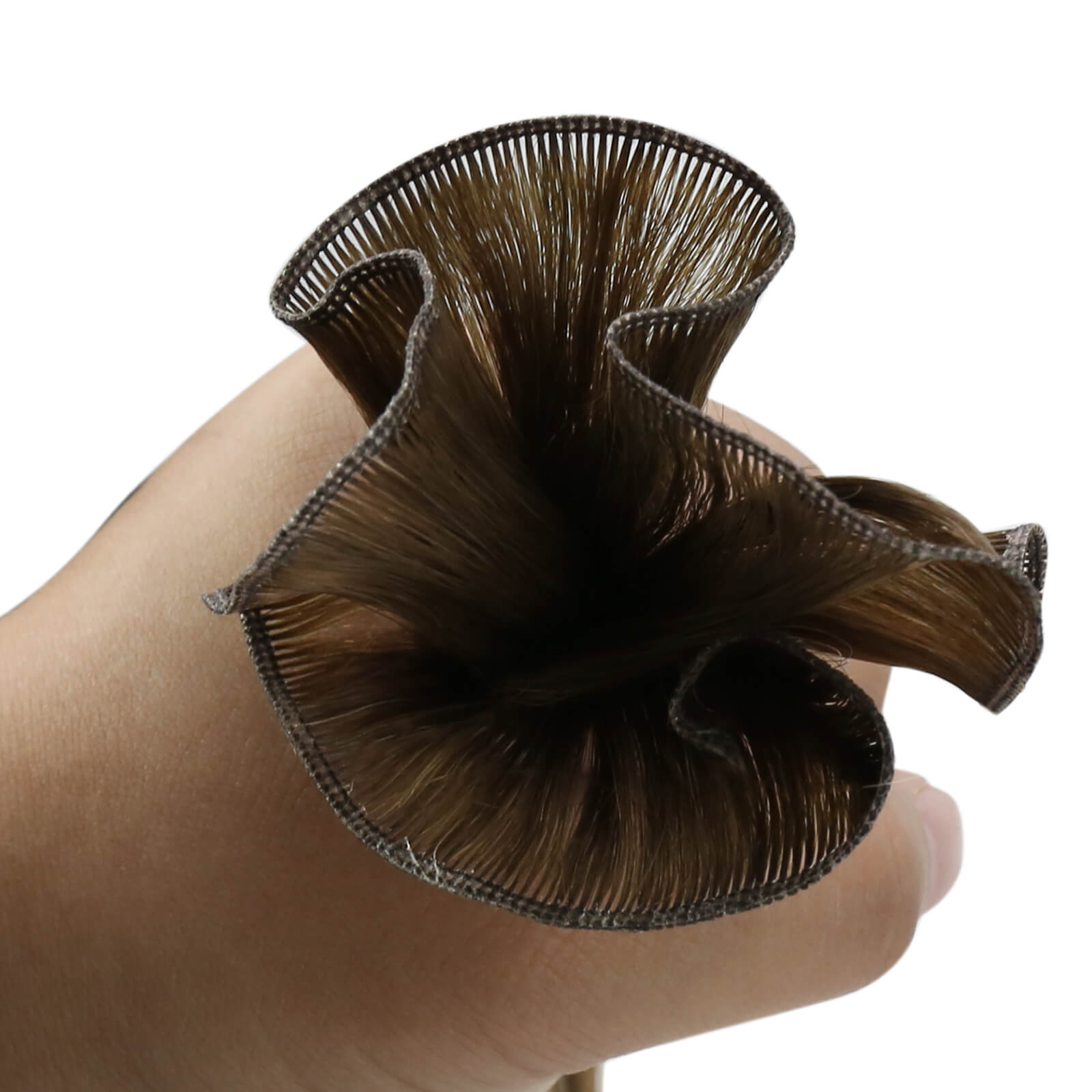 Virgin Genius Weft Hair Extensions Balayage Brown With Blonde