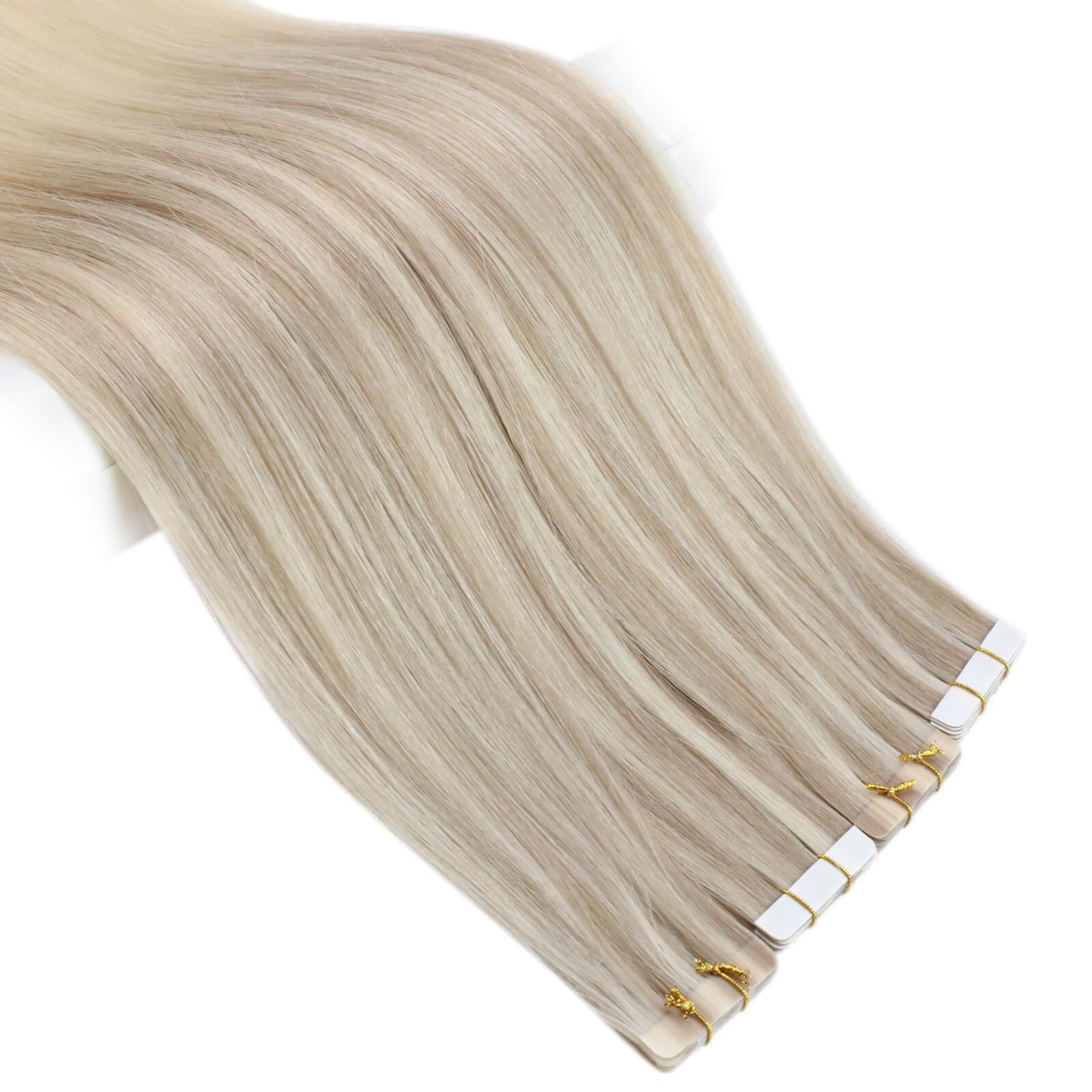 Tape on Hair Extensions Real Human Hair 100% Human Hair