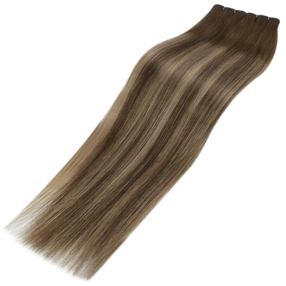 virgin flat silk weft extensions