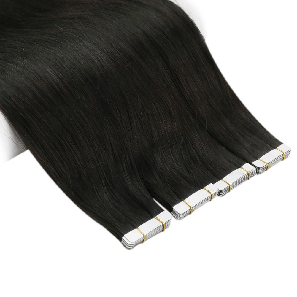 seamless tape in hair extensions real human hair
