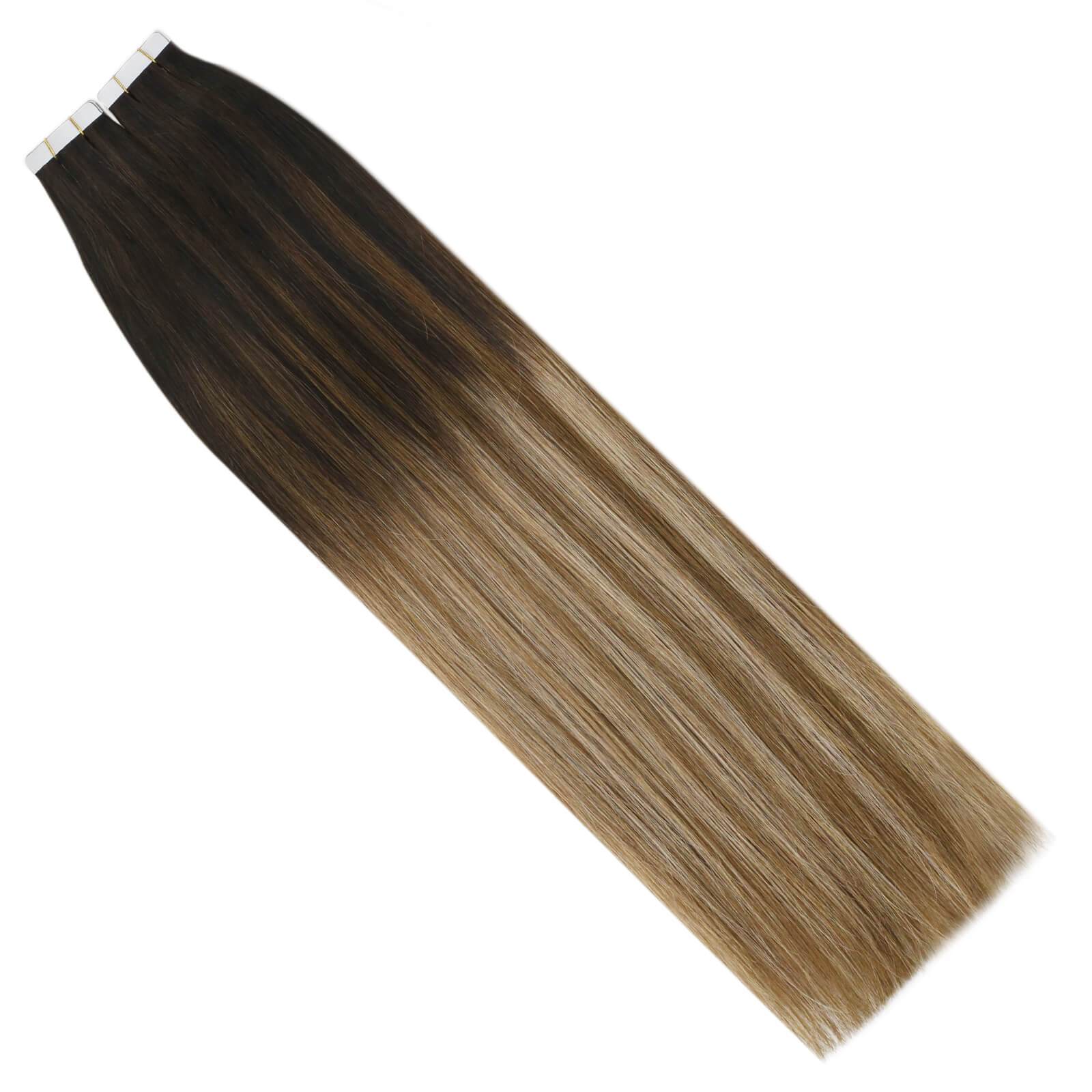 thick end virgin tape in hair extensions real hair