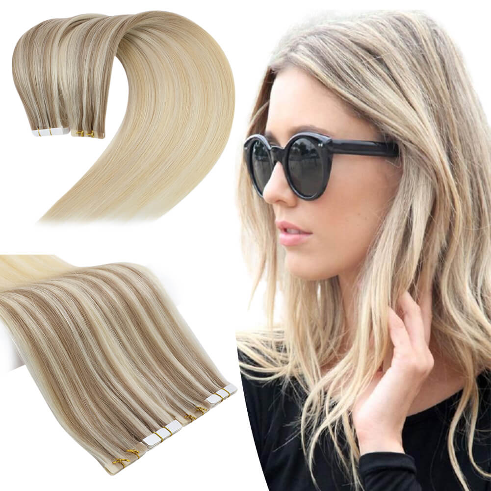 Balayage Seamless Injection Tape in Virgin Hair Extensions 18/22/60
