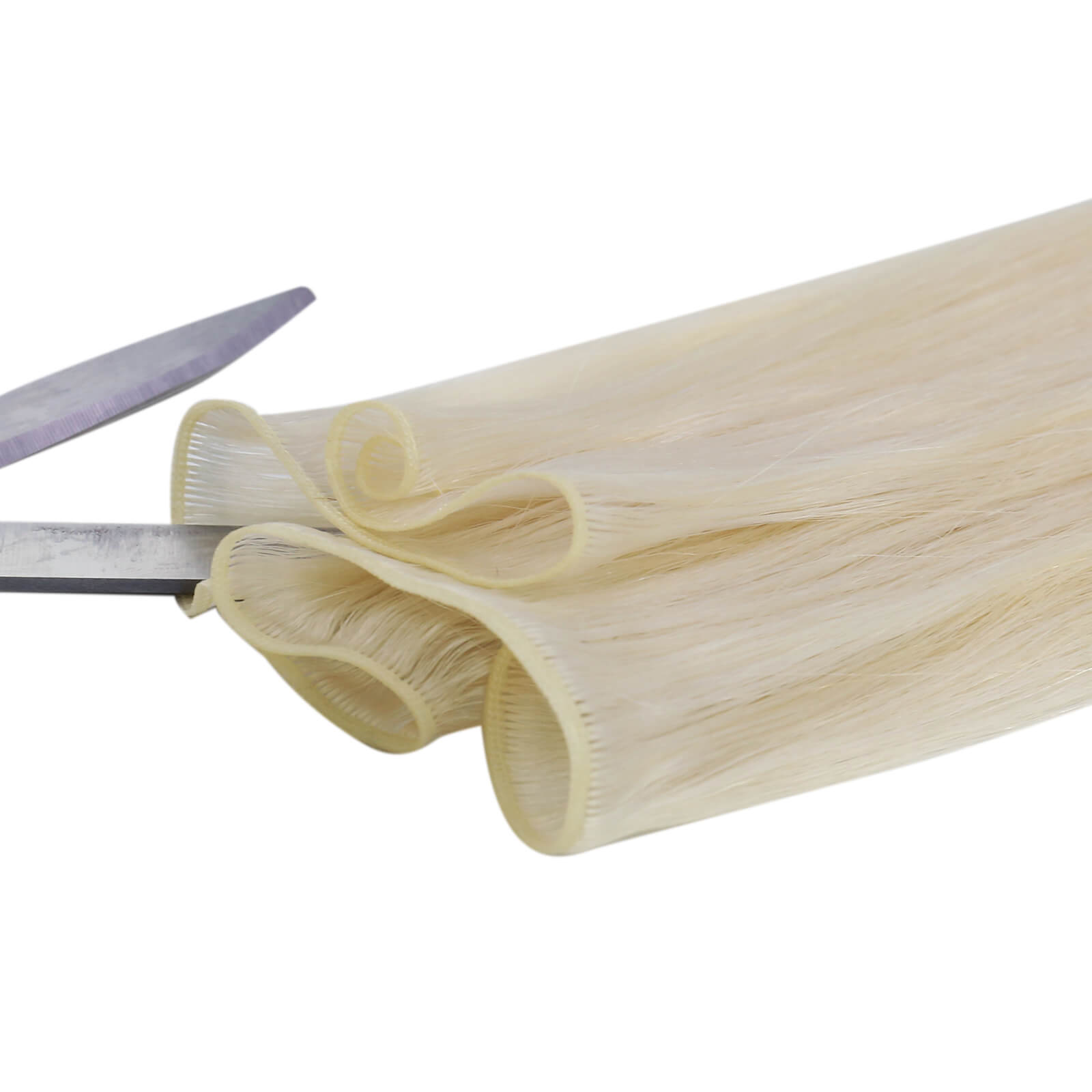 sew in platinum blonde genius weft