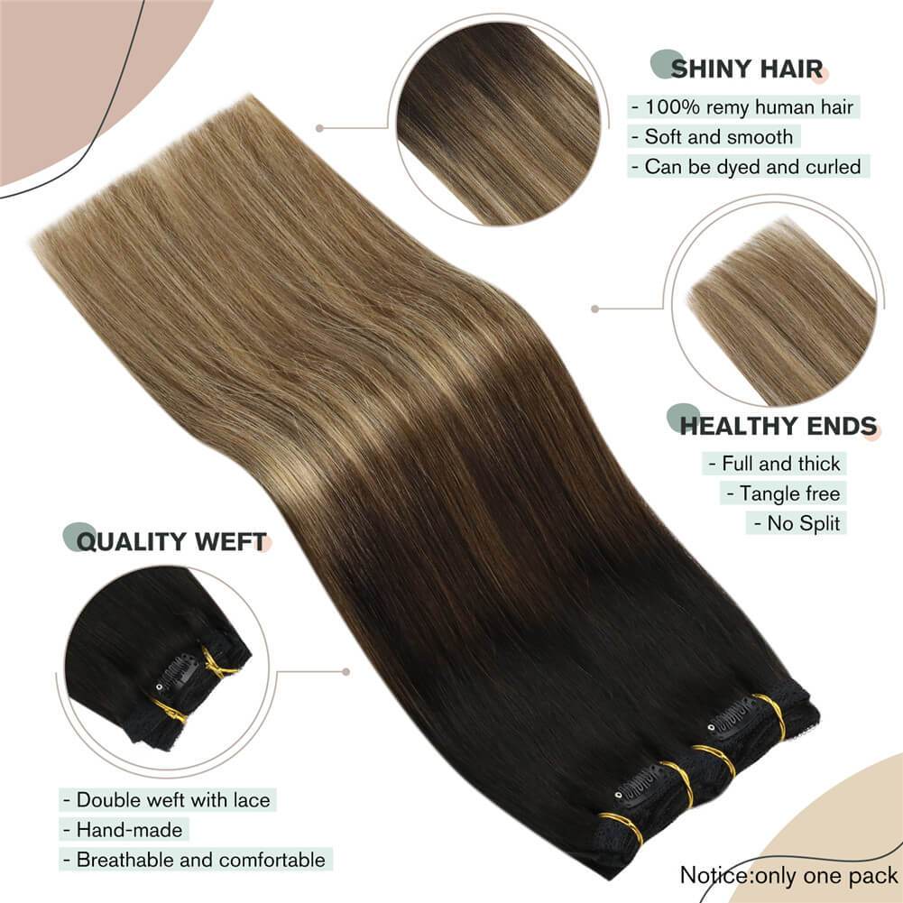 clip in hair extensions human hair