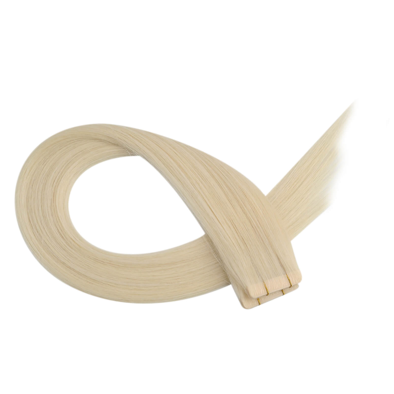 Virgin+ Invisible Seamless Injection Tape Hair Extensions Whitest Blonde 800