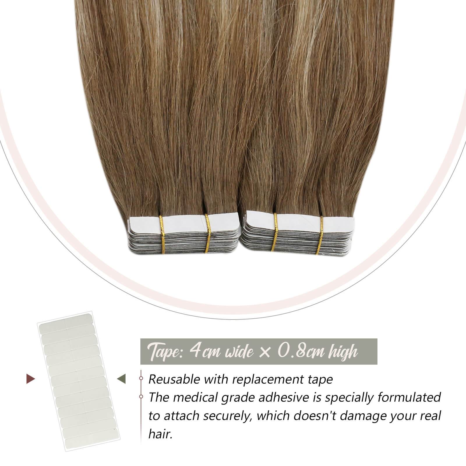 Tape in Hair Extensions Invisible hair extensions virgin hair