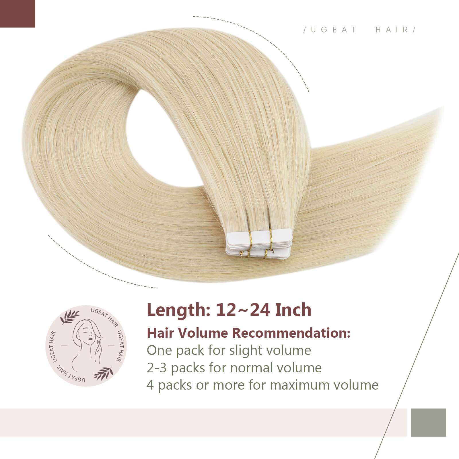 60 Platinum Blonde Hair Extensions