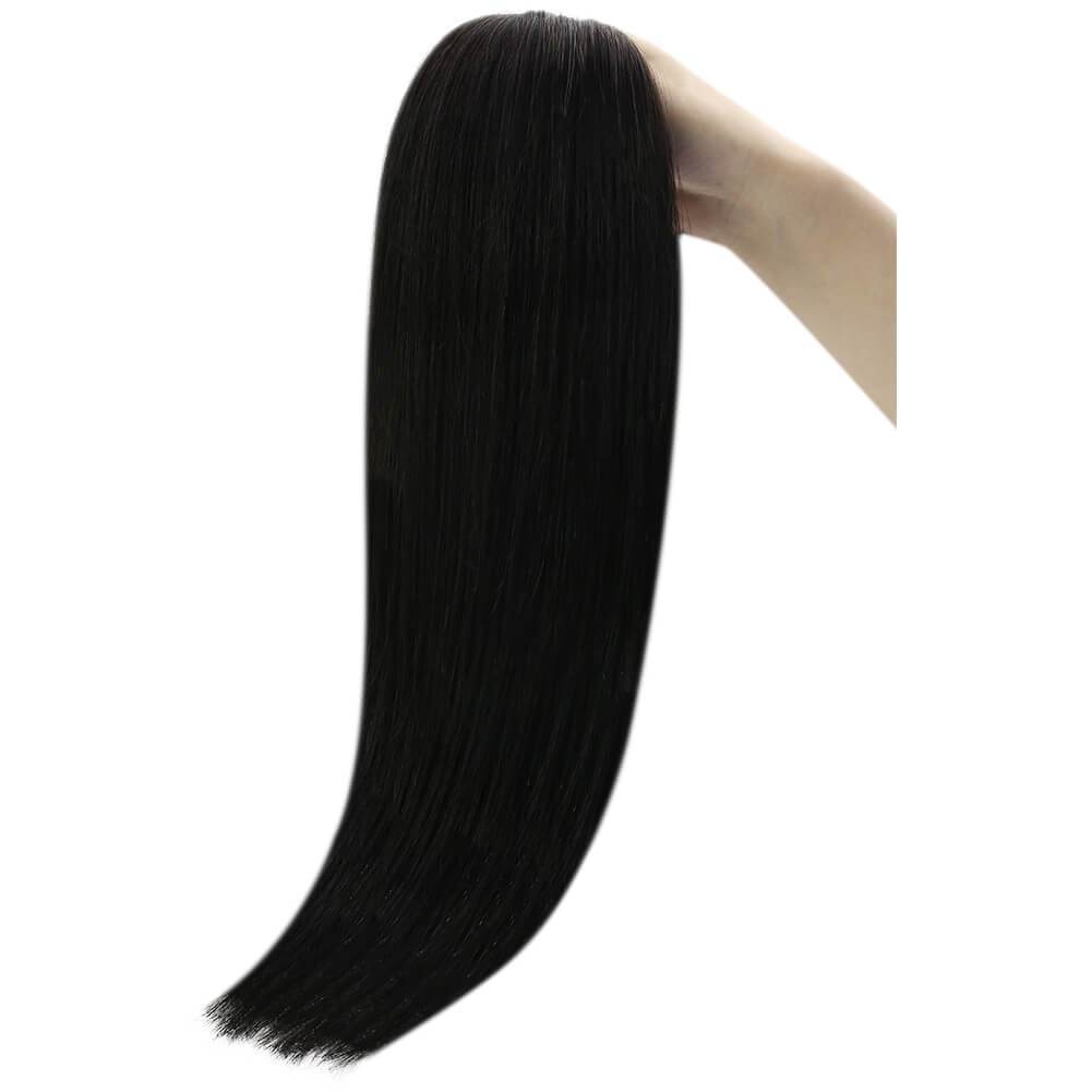 jet black virgin human hair weft hand tied virgin hair weft
