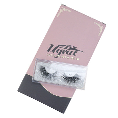 Ugeat Natural Thick Handmade Eyelashes for Make Up Ideas