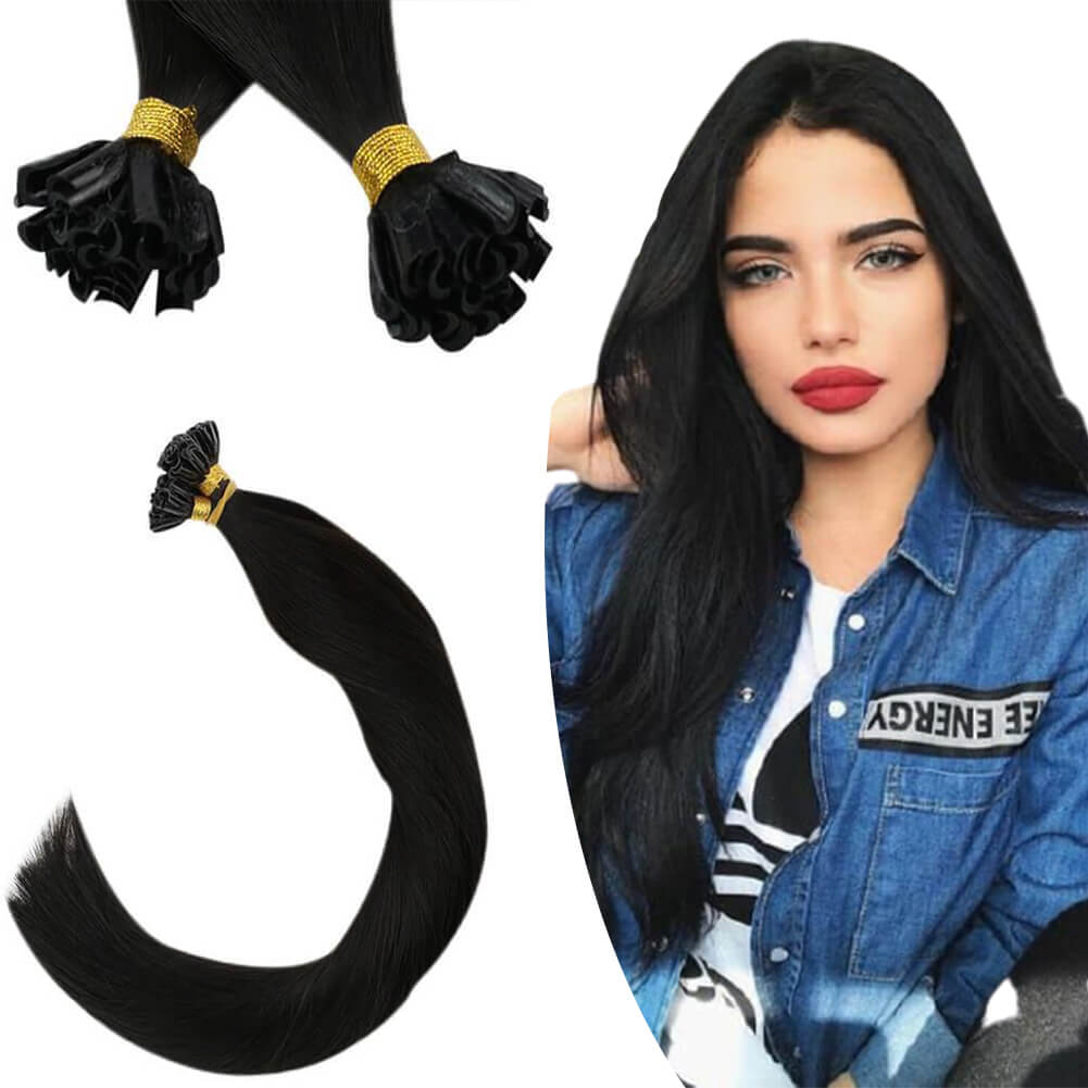 Virgin keratin u tip hair extension best human hair extension