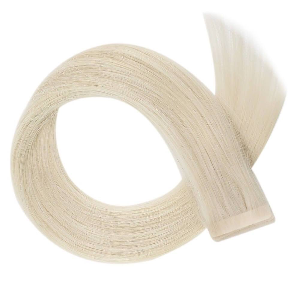 Virgin+ Seamless Injection Tape in Hair Extensions Hair Platinum Blonde 60