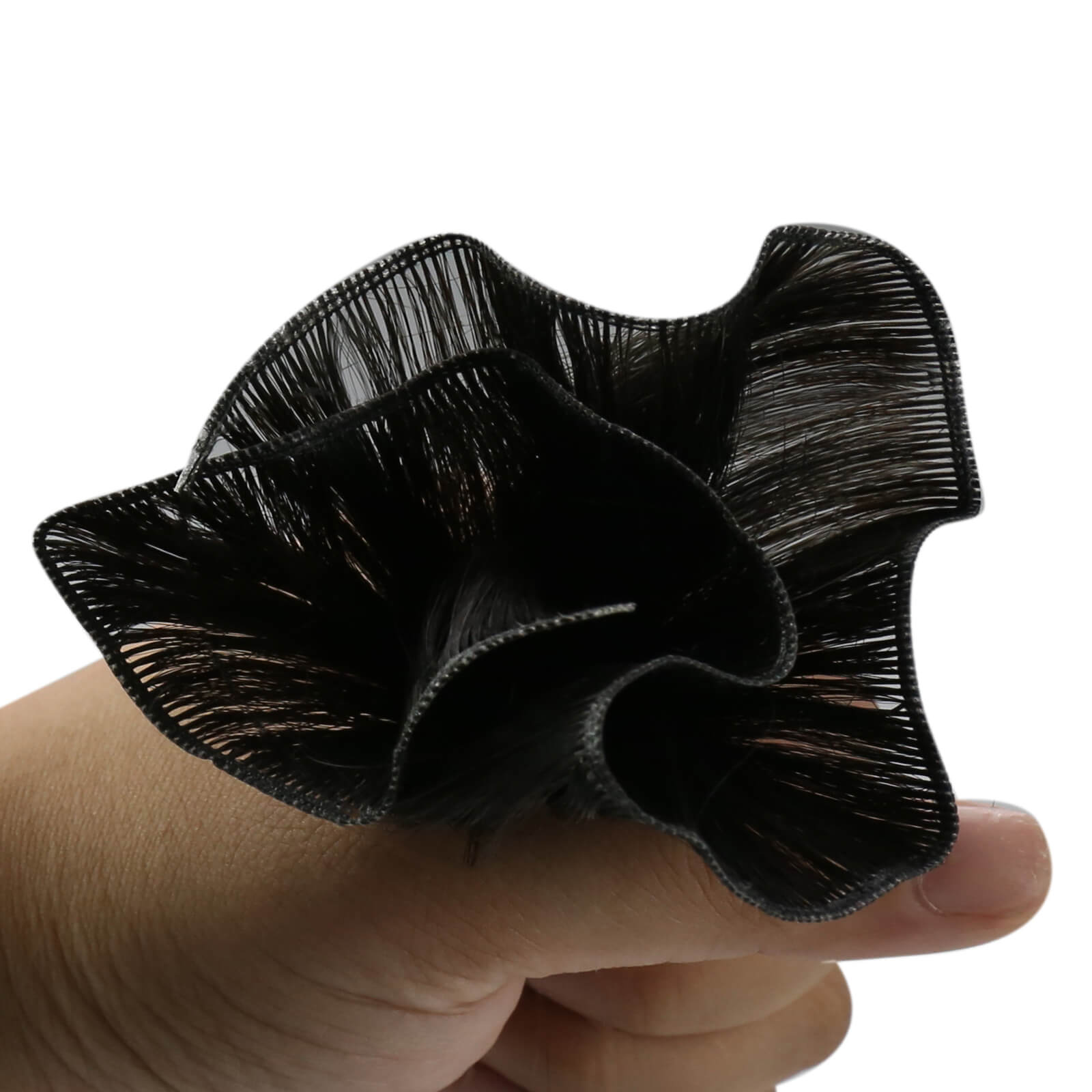 extensions hair black with silver balayage