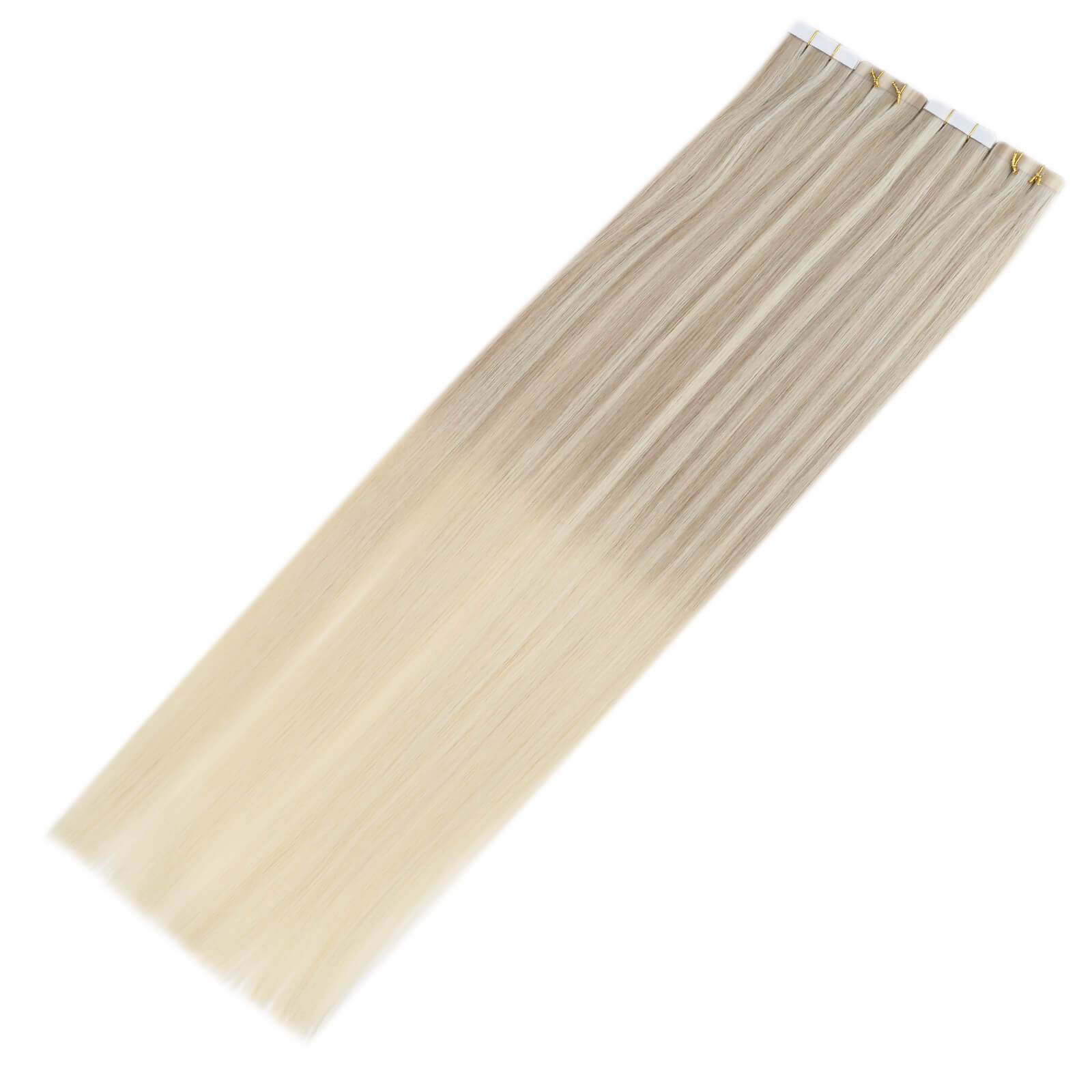 skin weft viring tape in human hair extensions