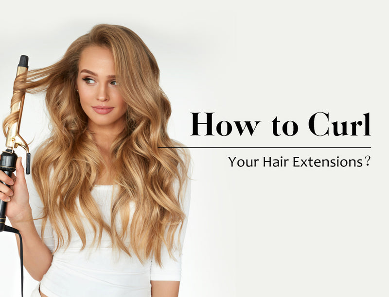 How to Curl Your Hair Extensions? UgeatHair Official Store