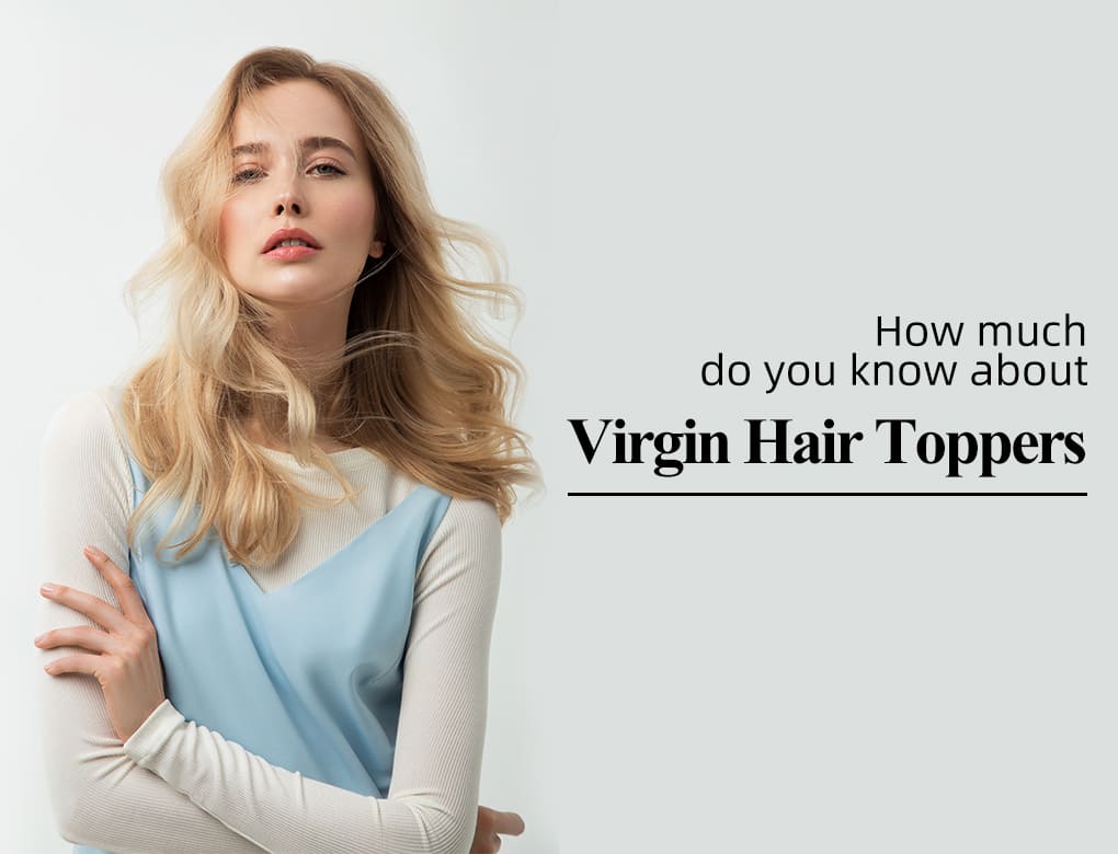 virgin hair topper hidden crown