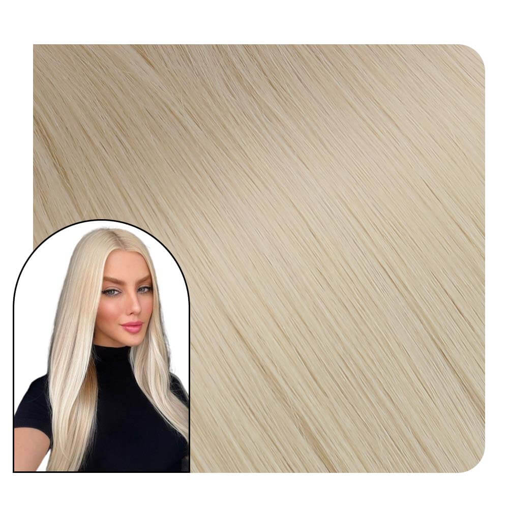 [Virgin+] Double Weft Sew in  Extensions Blonde Virgin Human Hair #1000