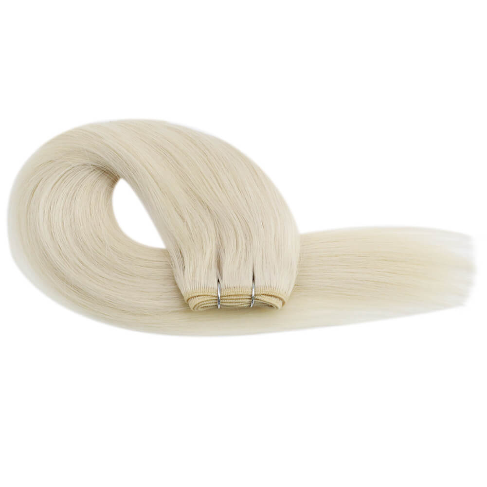 Hair Weave Sew in Bleah Blonde Vigin Hair Bundles 1000