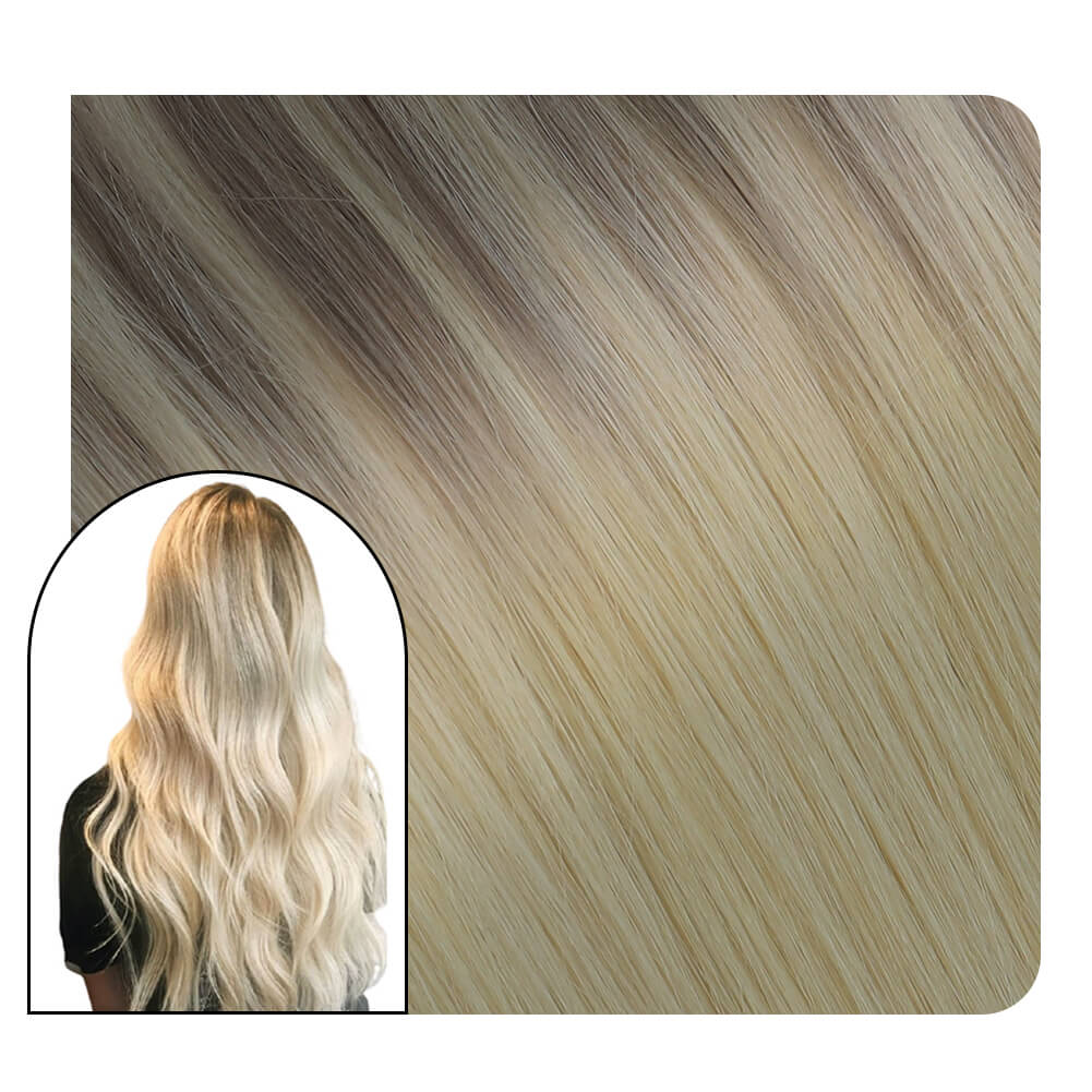 types of hair extension balayage blonde color