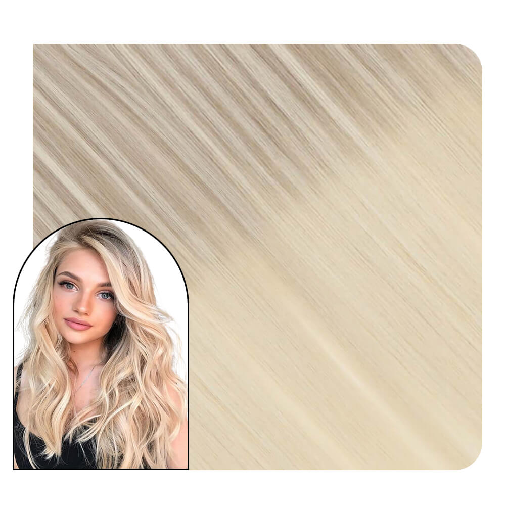Balayage Omber Blonde Virgin Tape in Hair Extensions