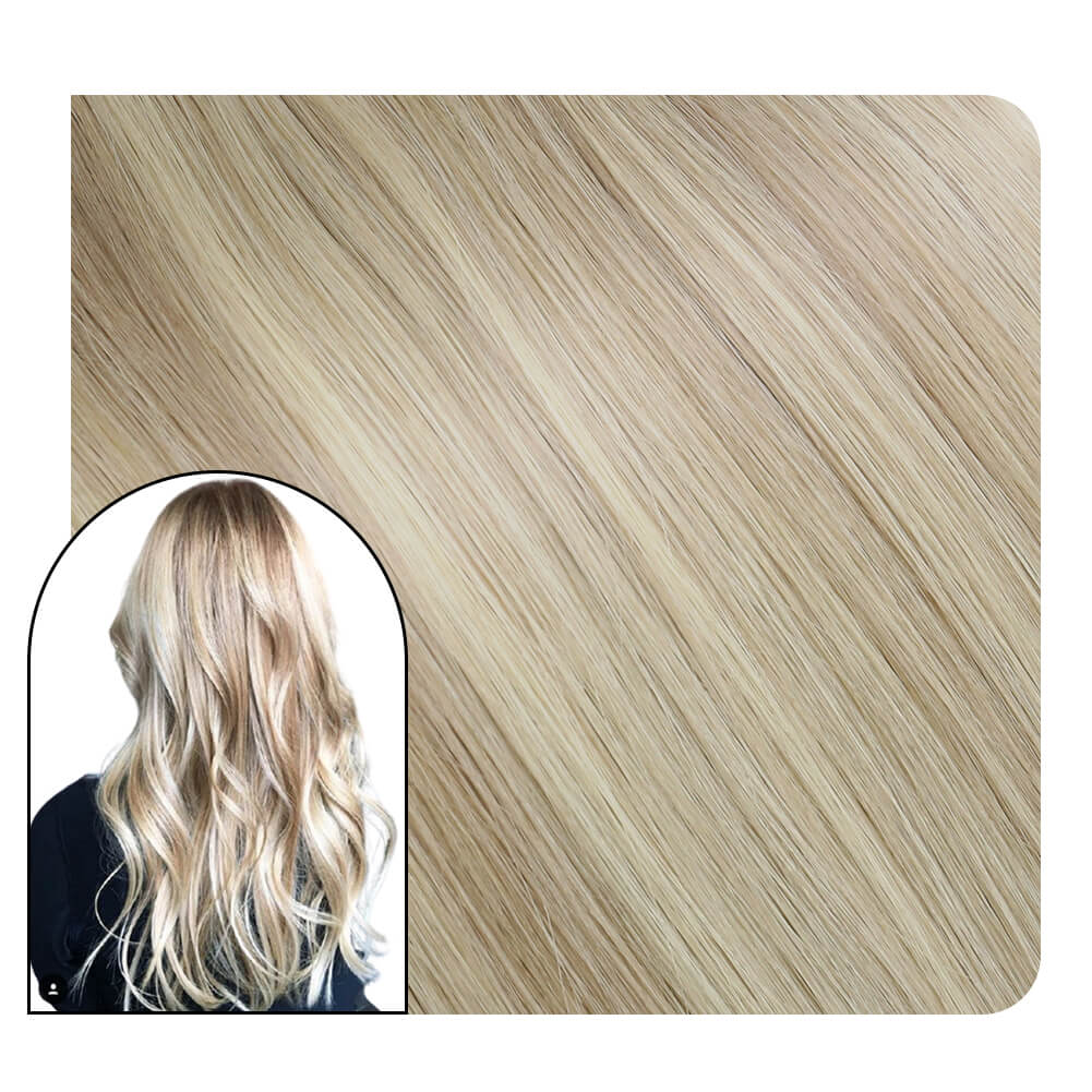 [Pre-sale] Virgin Human Hair U-tip Fusion Hair Extensions Blonde Piano Color #18/613
