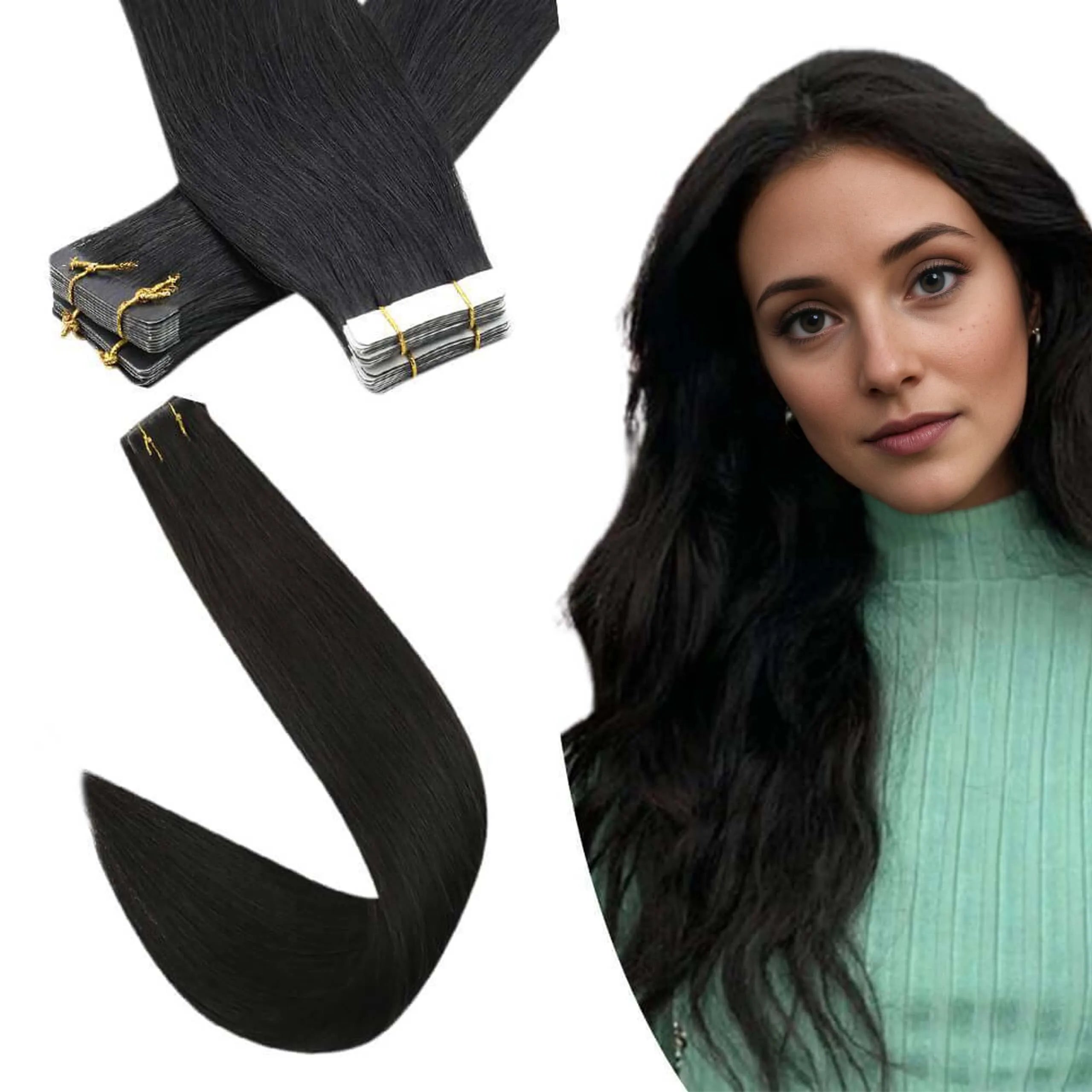 invisible hair tape extensions platinum blonde