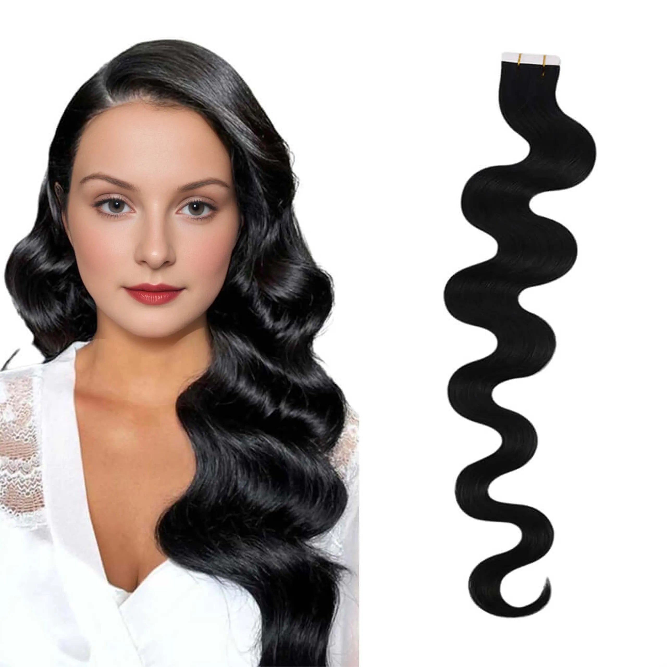 virgin tape in extensions natural wave 1
