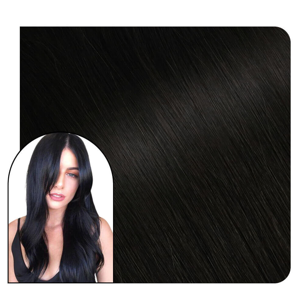 black extensions underneath for women