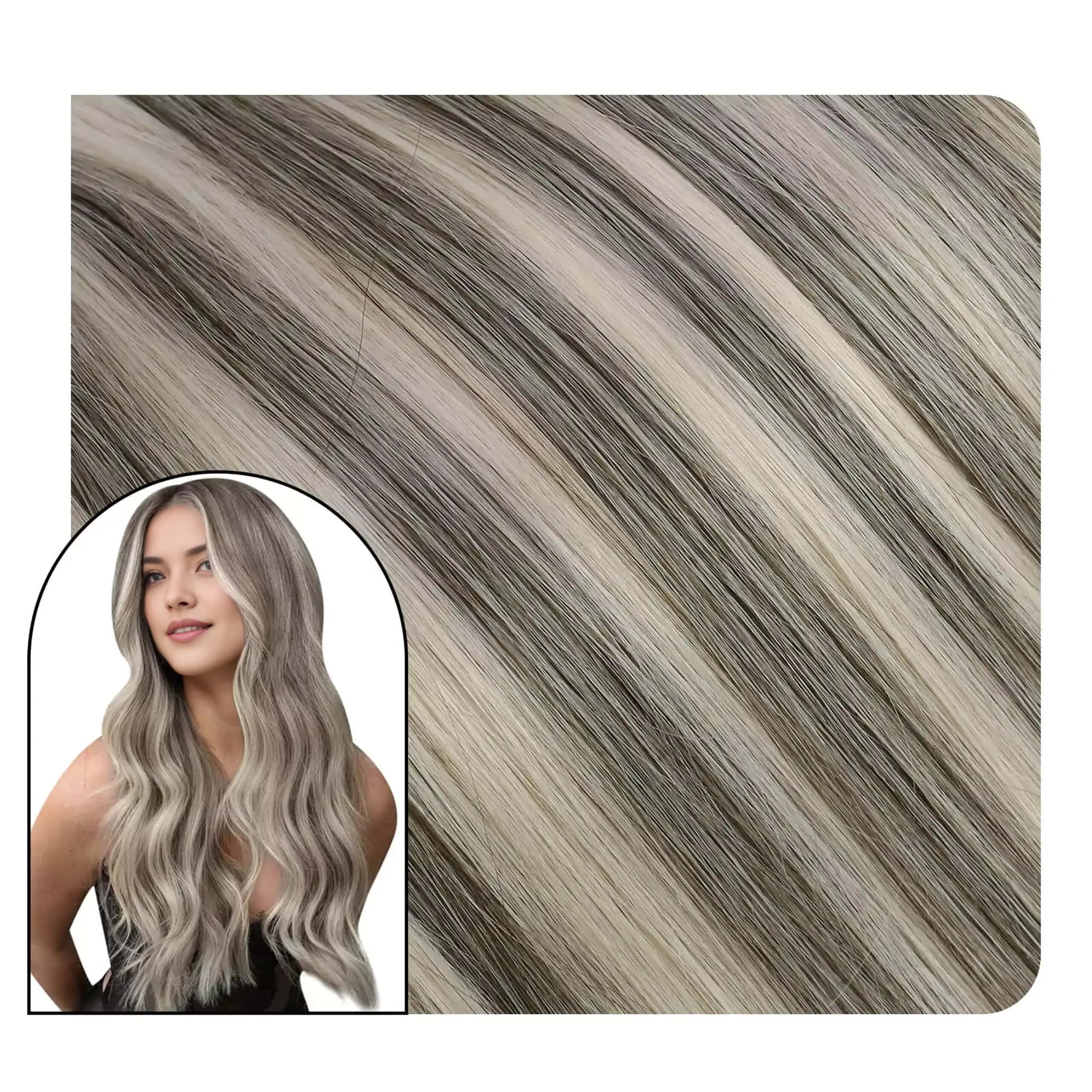 invisible tape in human hair extensions