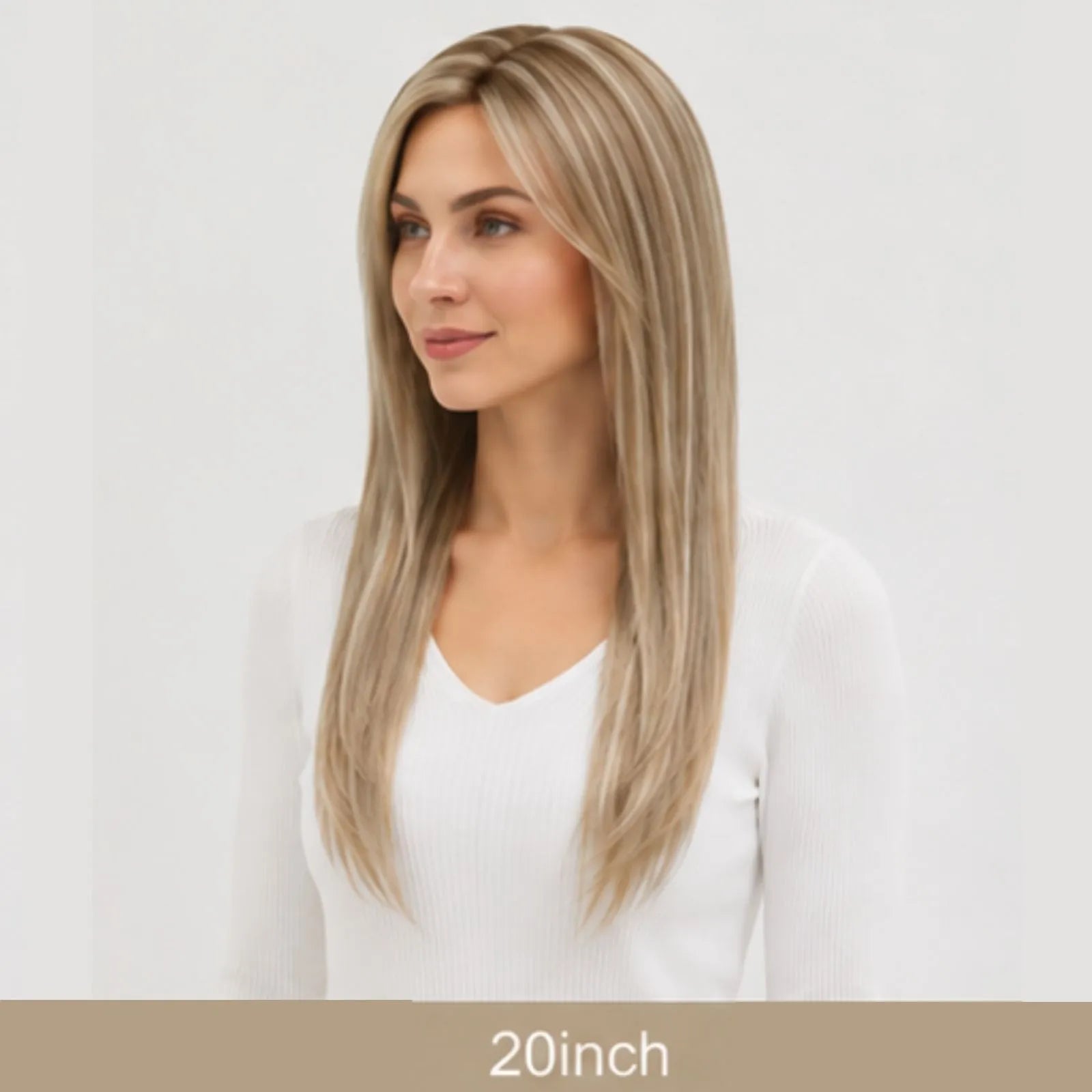 [Density Upgrade 150%] Hair Toppers for Women Mono Base Real Human Hair #P8/60
