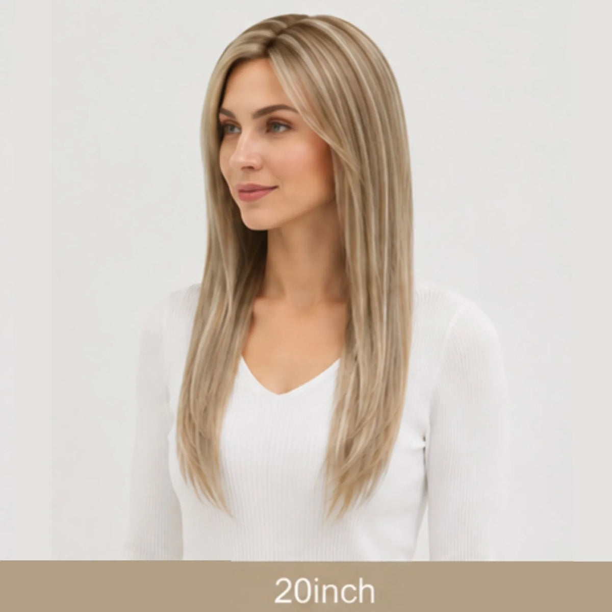 [Density Upgrade 150%] Hair Toppers for Women Mono Base Real Human Hair #P8/60