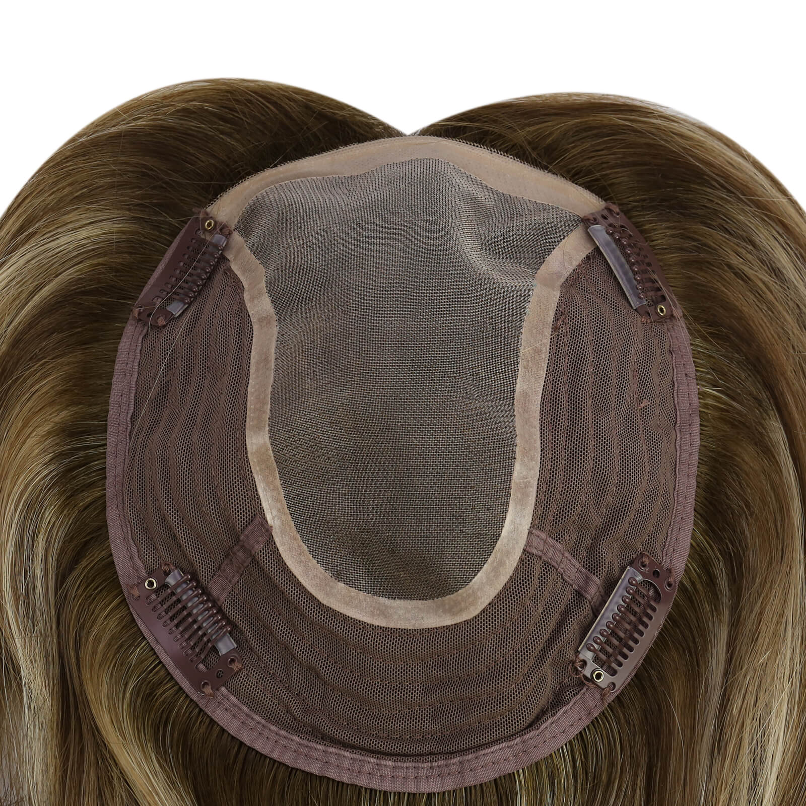 high quality human topper hair for women