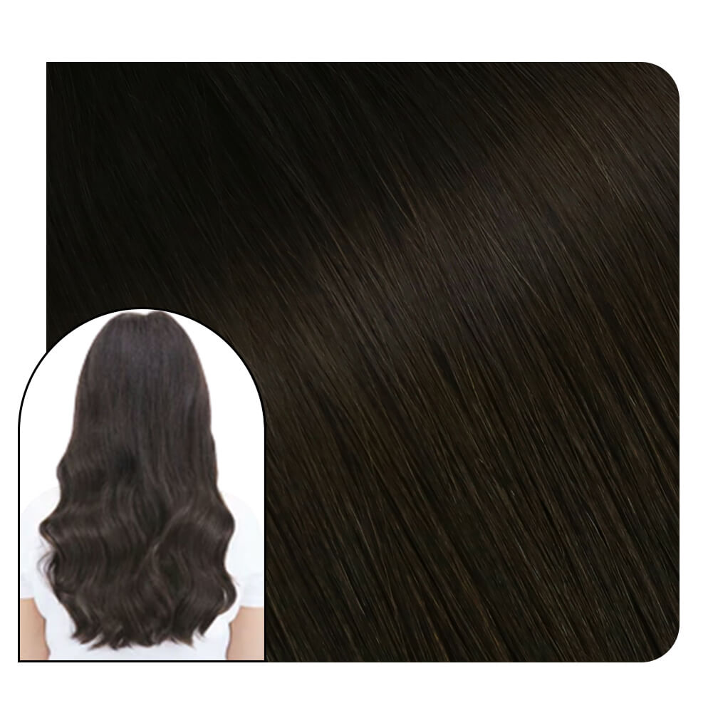 [Virgin+] Hair Pre-Bonded Hair Extensions Virgin Hair Brown I Tip Hair #2